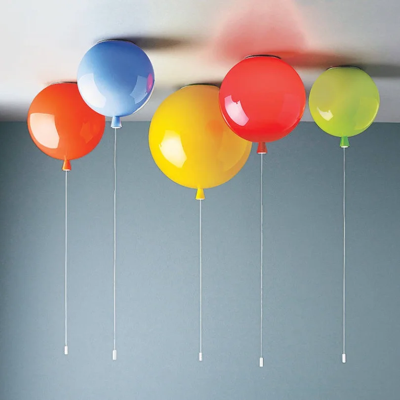 Led Balloon Light - Créatif ballon plafonnier chambre d'enfants chambre
