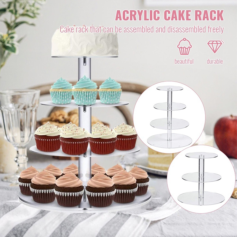 Cupcake Stand Tier - Support à cupcakes rond en acrylique