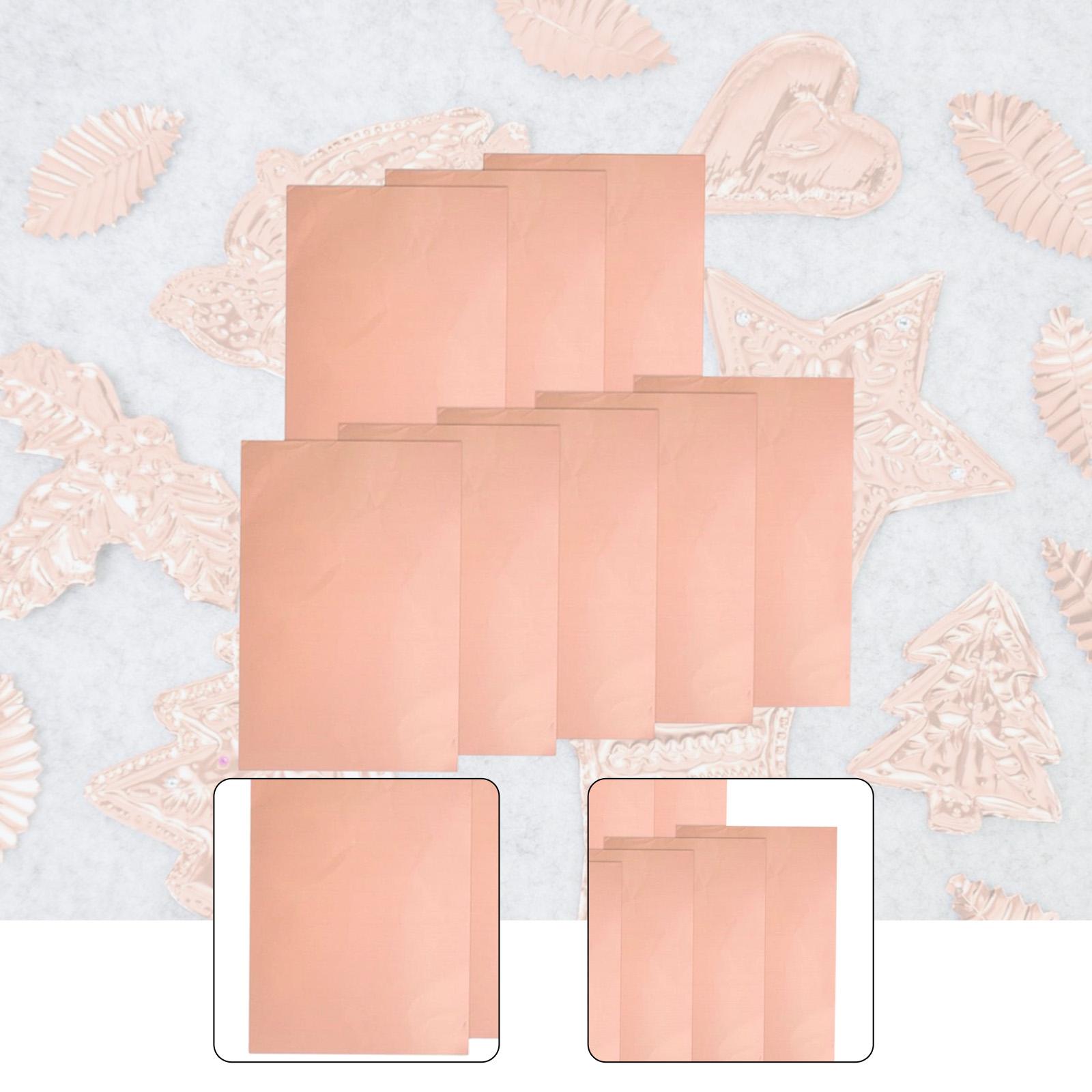 Papercraft Supply Invitation - Feuilles de papier cartonné métallique gaufré