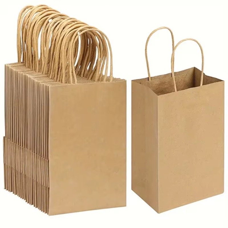 Event Party Shop - Sacs en papier Kraft marron avec