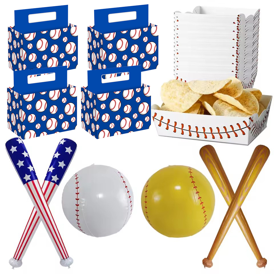 Table Cloth Disposable - Fournitures de fête de Baseball, nappe