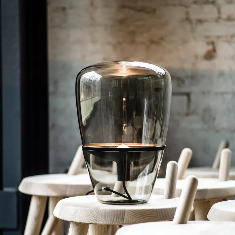 Led Balloon Light - Lampe de Table en Verre de