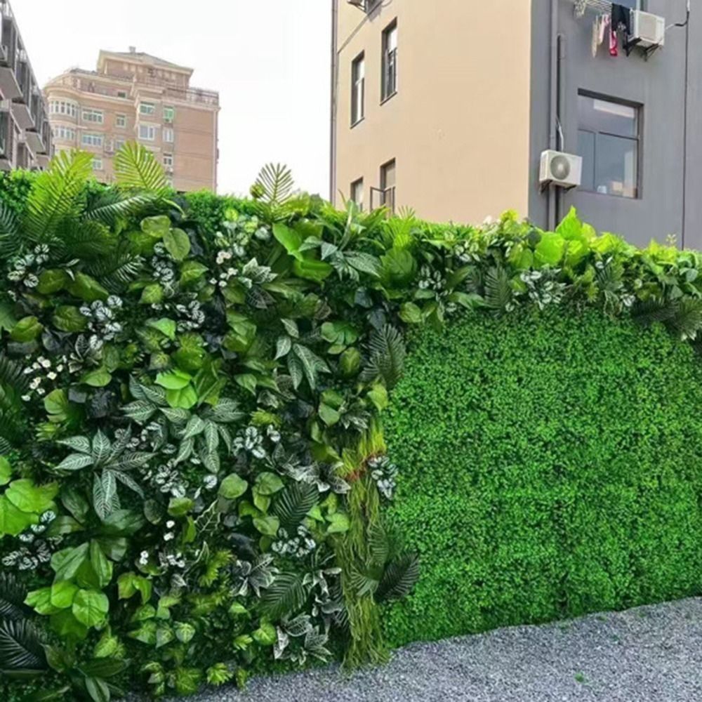 Flower Wall Panel - Panneau mural de plantes artificielles, bricolage,