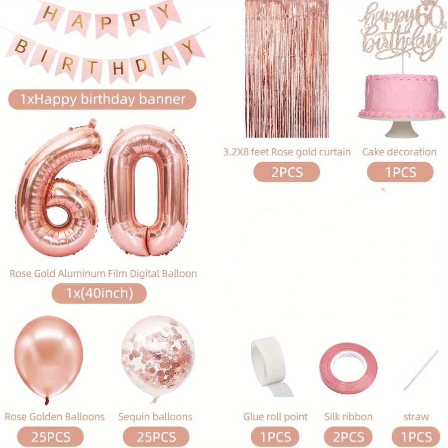Lot de 58 ballons en aluminium - Party Banner Gold avis et prix