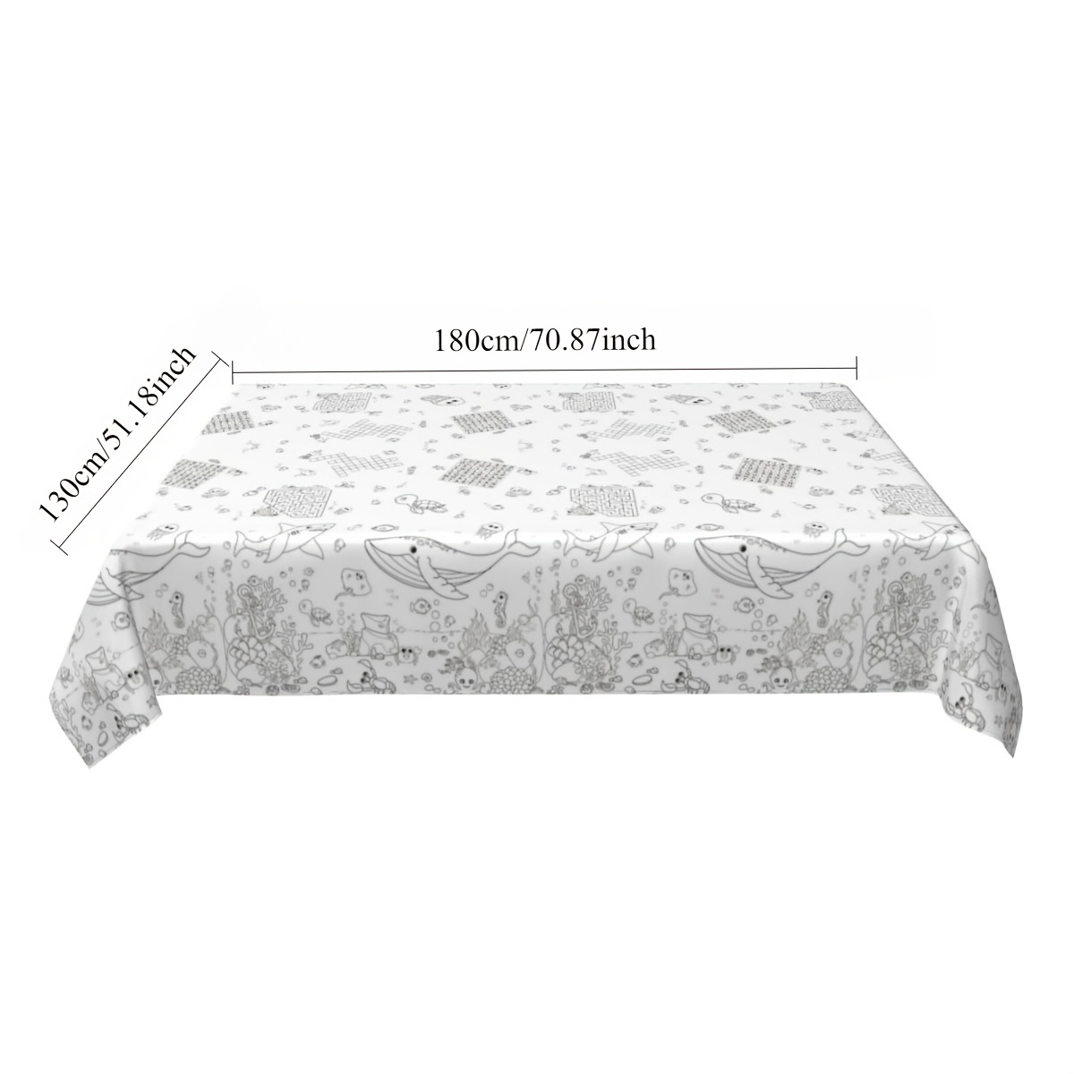 Nappe de coloriage jetable pou - Table Cloth Disposable avis et prix
