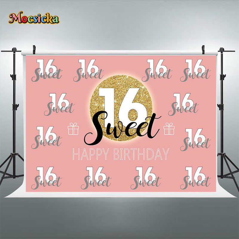 Mocsicka doux 16 anniversaire  - Dessert Table Backdrop avis et prix
