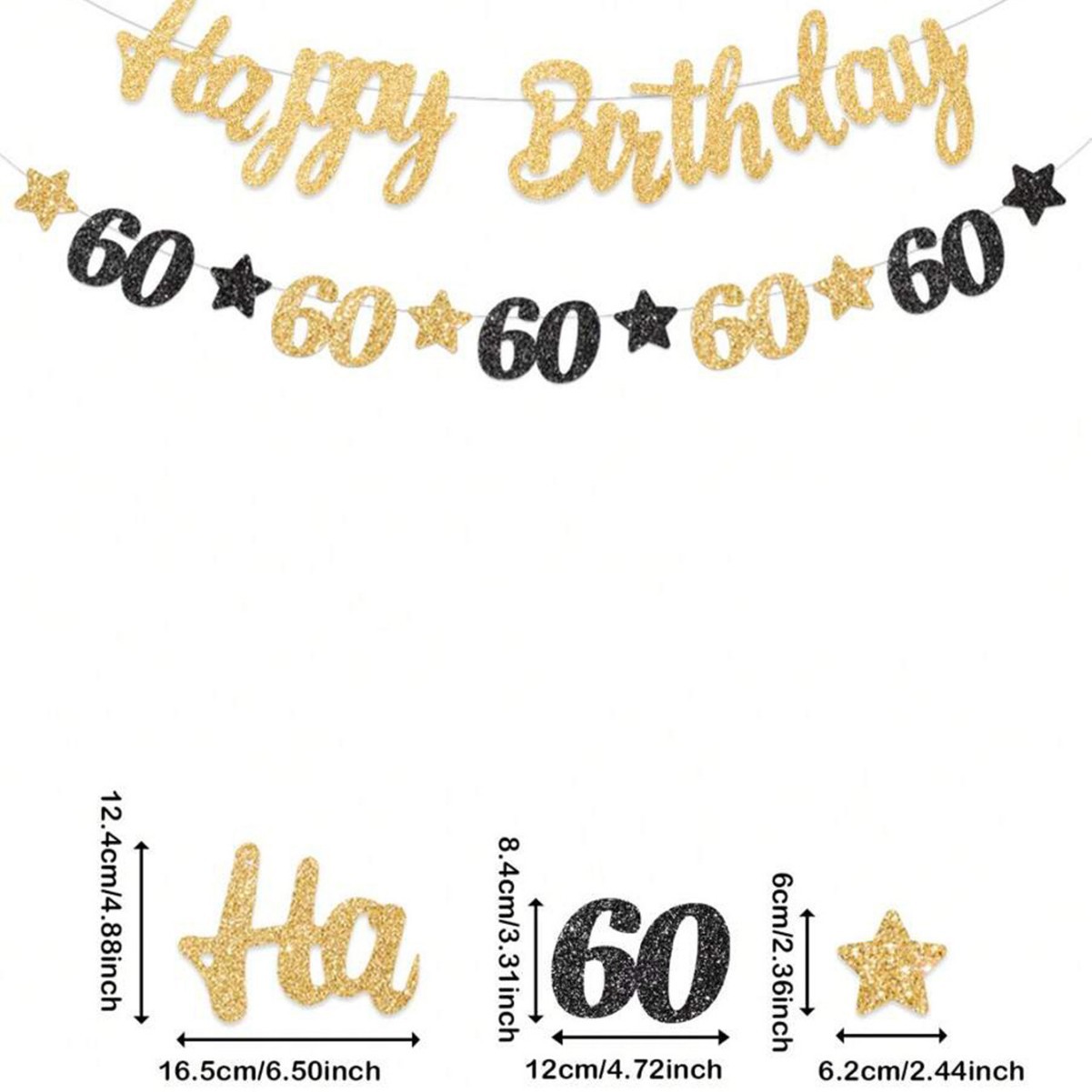 Décorations de fête d'annivers - Party Banner Gold avis et prix