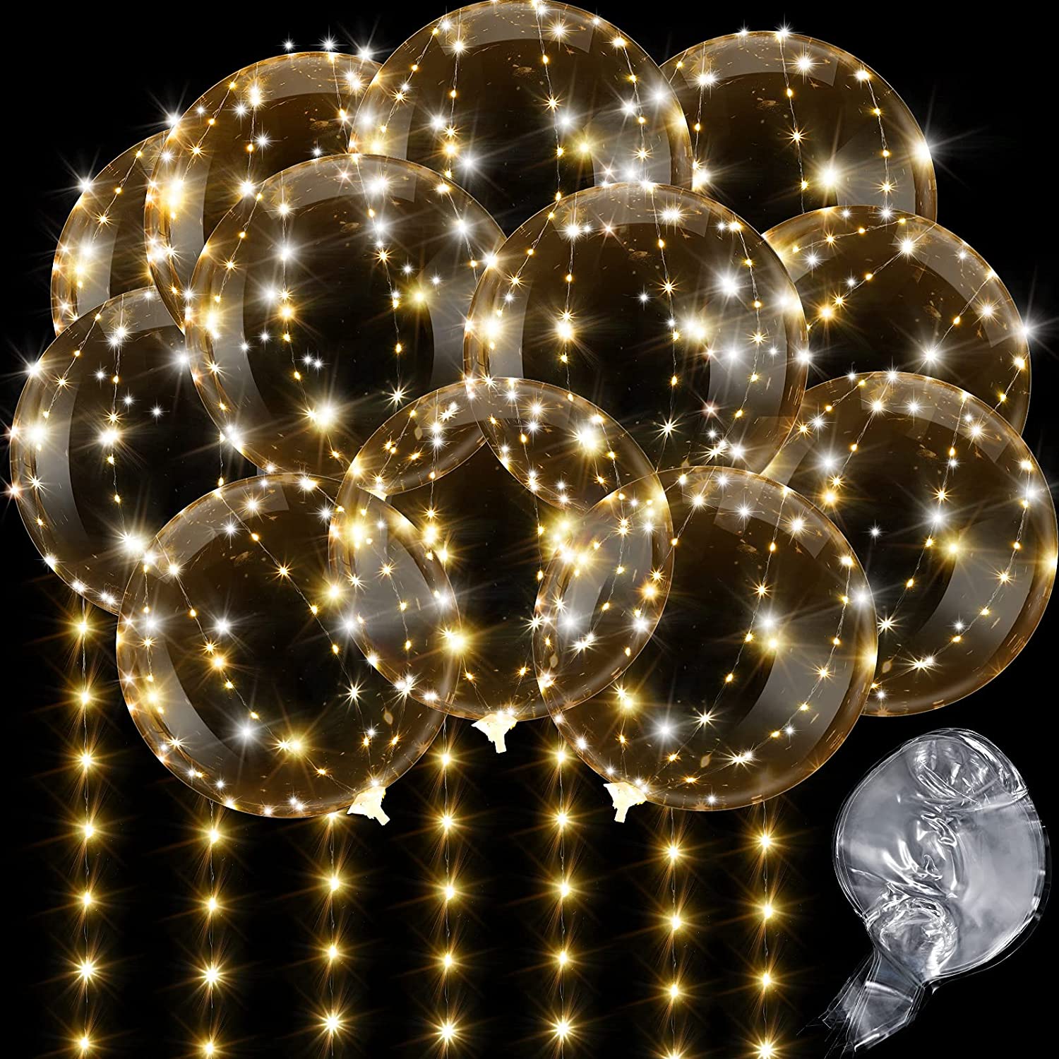 4 pièces ballon Led avec lumiè - Led Balloon Light avis et prix