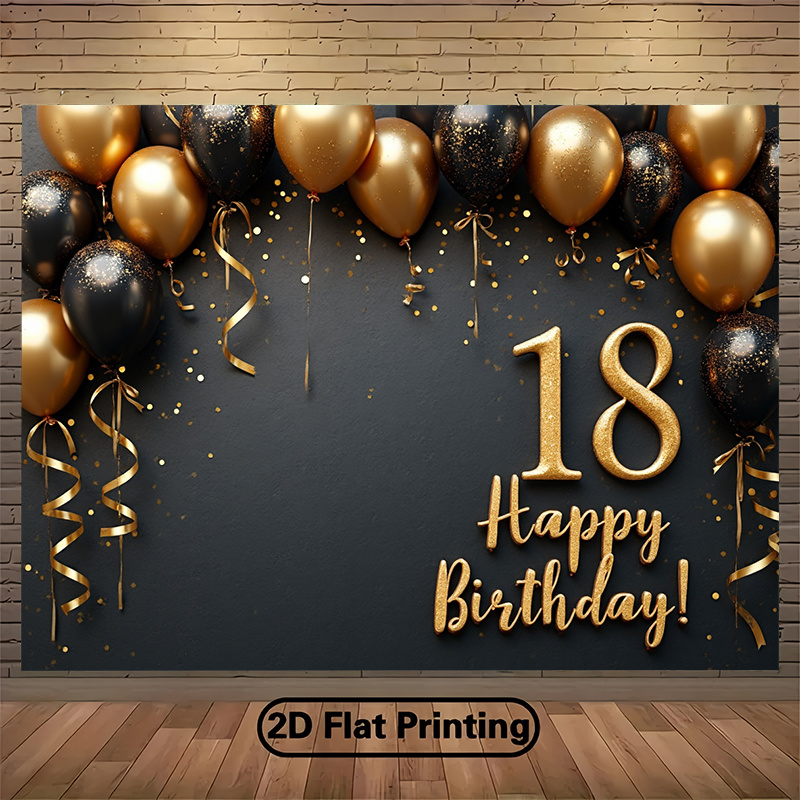 Bannière de fond 2D 1 pièce no - Party Banner Gold avis et prix