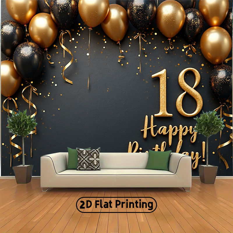 Bannière de fond 2D 1 pièce no - Party Banner Gold avis et prix