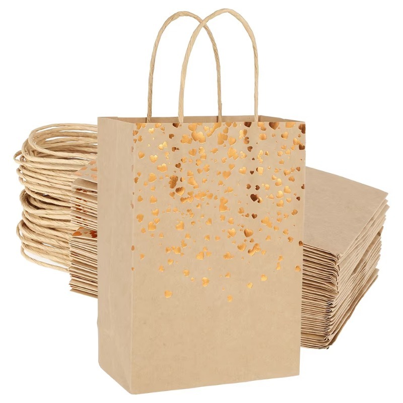 Sacs en papier Kraft bronzant  - Event Party Shop avis et prix