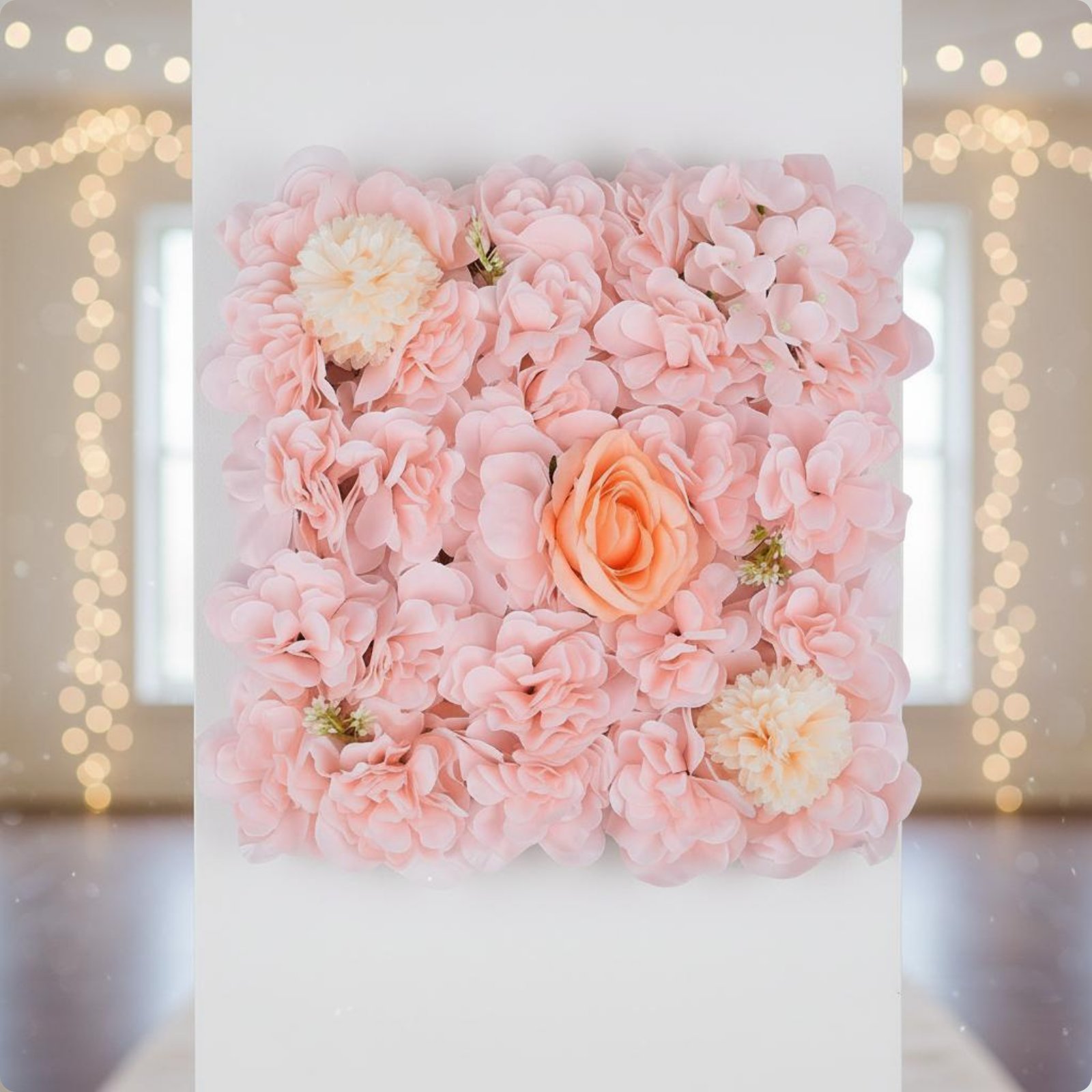 Panneau mural de fleurs artifi - Flower Wall Panel avis et prix