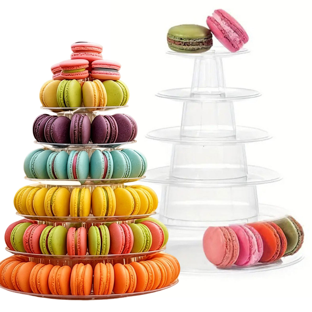 1 support à gâteau rond en pla - Cupcake Stand Tier avis et prix