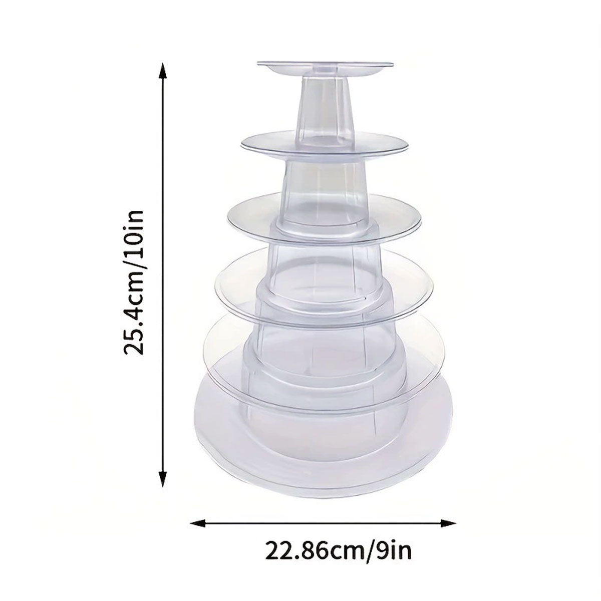 1 support à gâteau rond en pla - Cupcake Stand Tier avis et prix