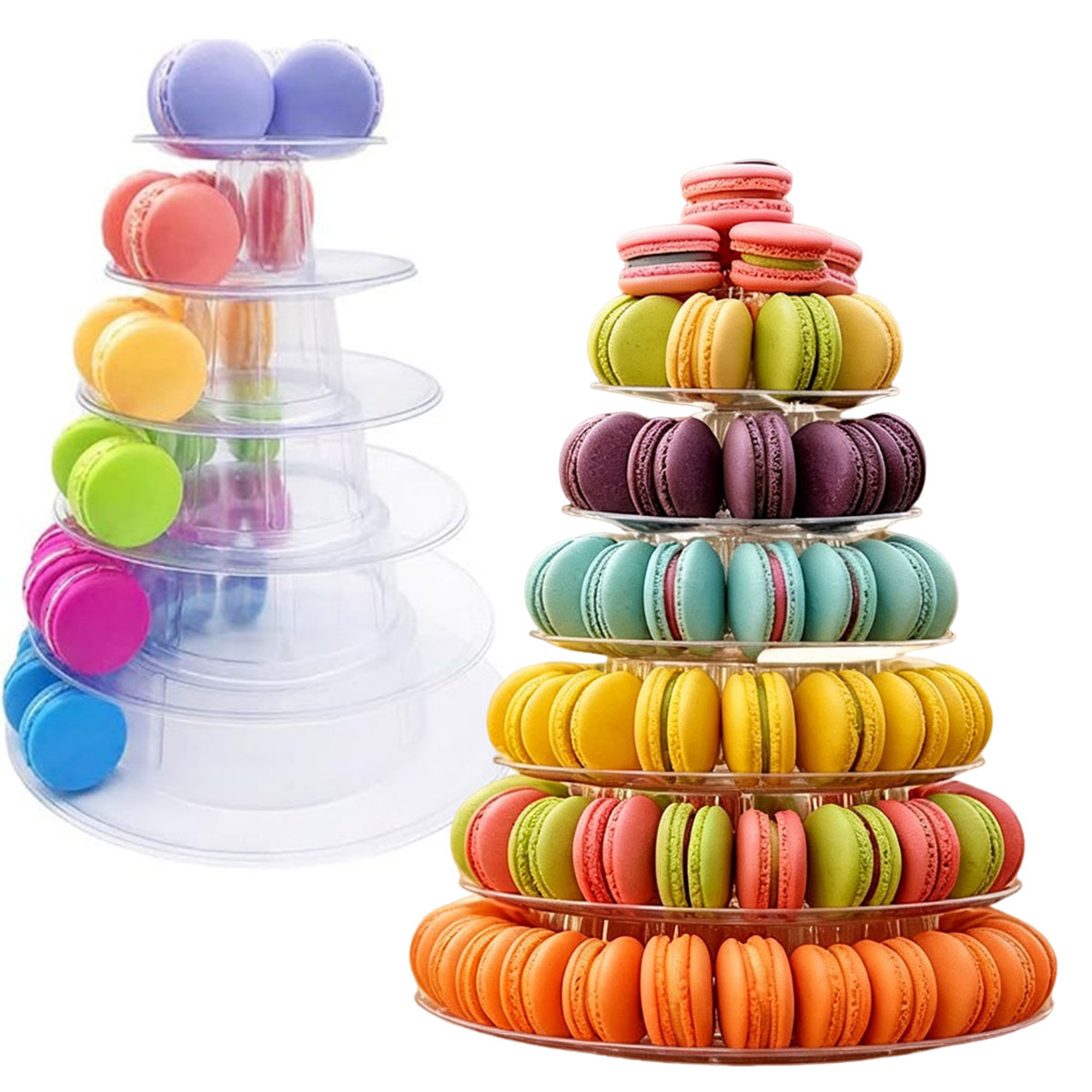 1 support à gâteau rond en pla - Cupcake Stand Tier avis et prix