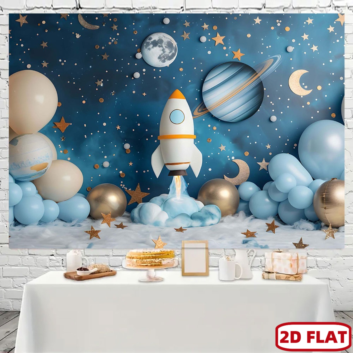 Bannière plate 2D pour fête à  - Event Launch Party avis et prix