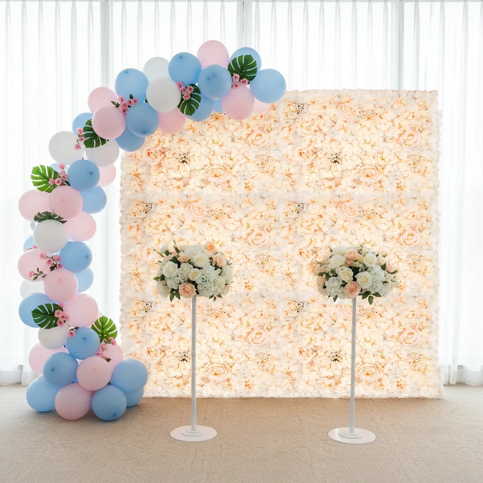 6 panneaux muraux de fleurs ar - Flower Wall Panel avis et prix