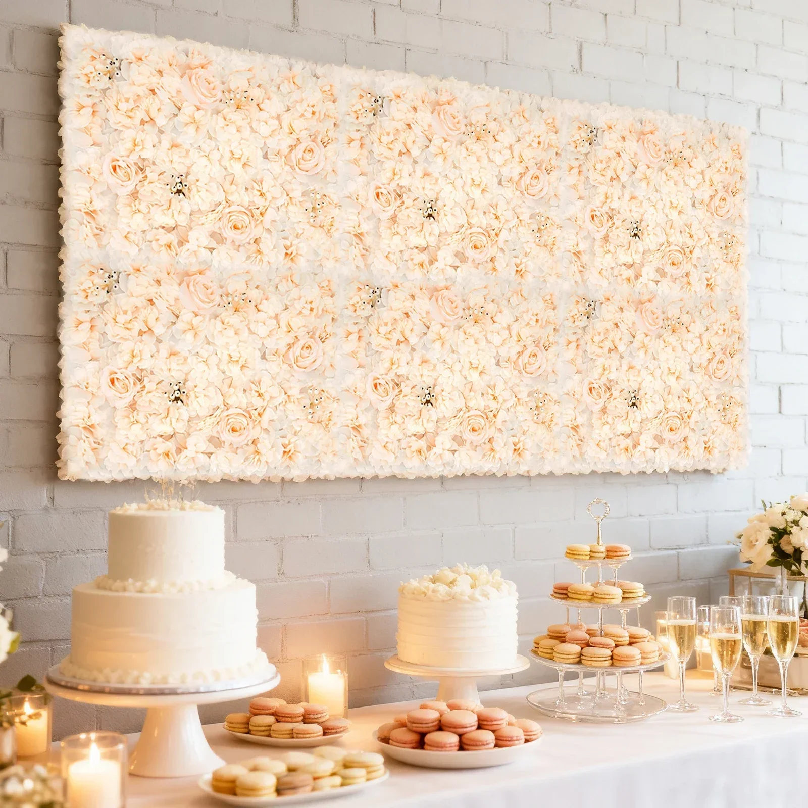 6 panneaux muraux de fleurs ar - Flower Wall Panel avis et prix