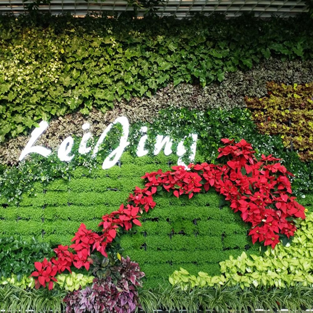 Panneau mural de plantes artif - Flower Wall Panel avis et prix