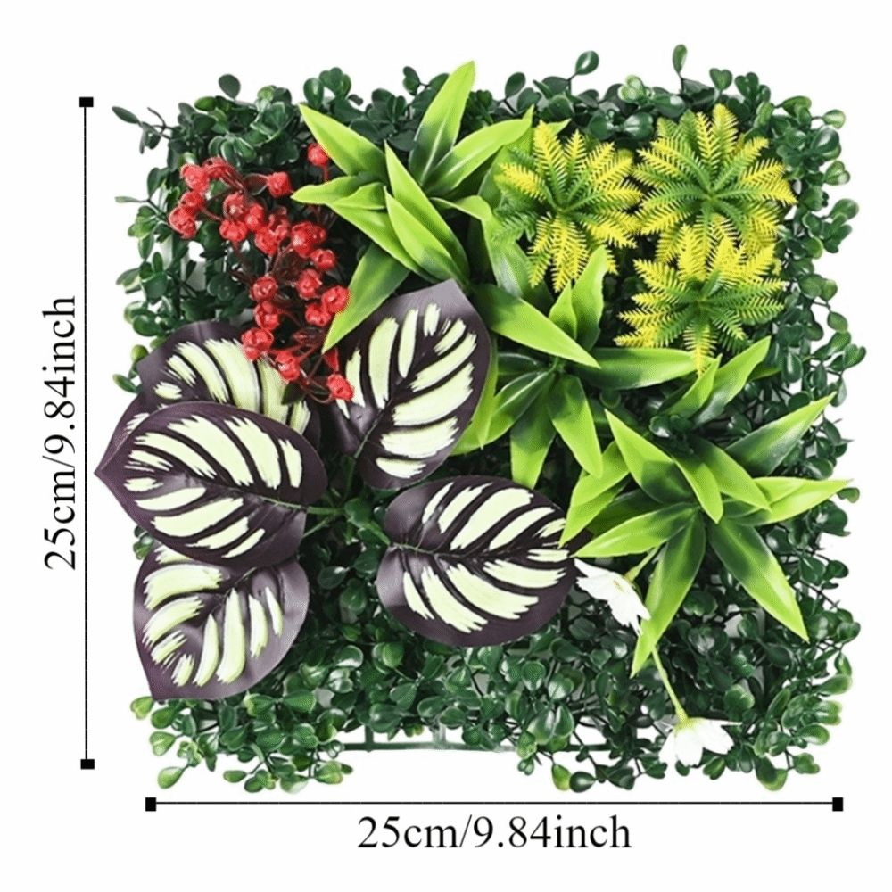 Panneau mural de plantes artif - Flower Wall Panel avis et prix