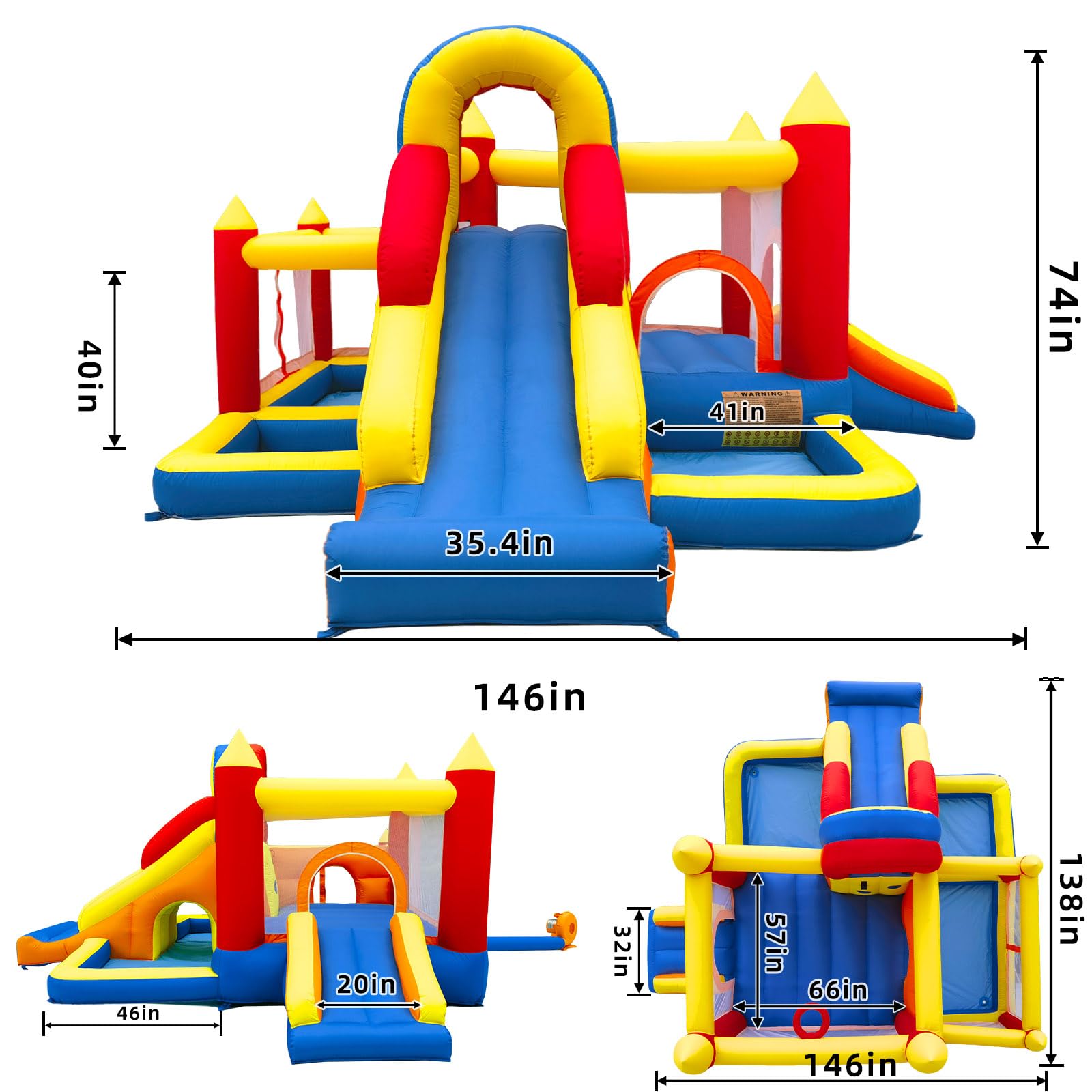 Château gonflable commercial d - Event Party Supply Rental avis et prix