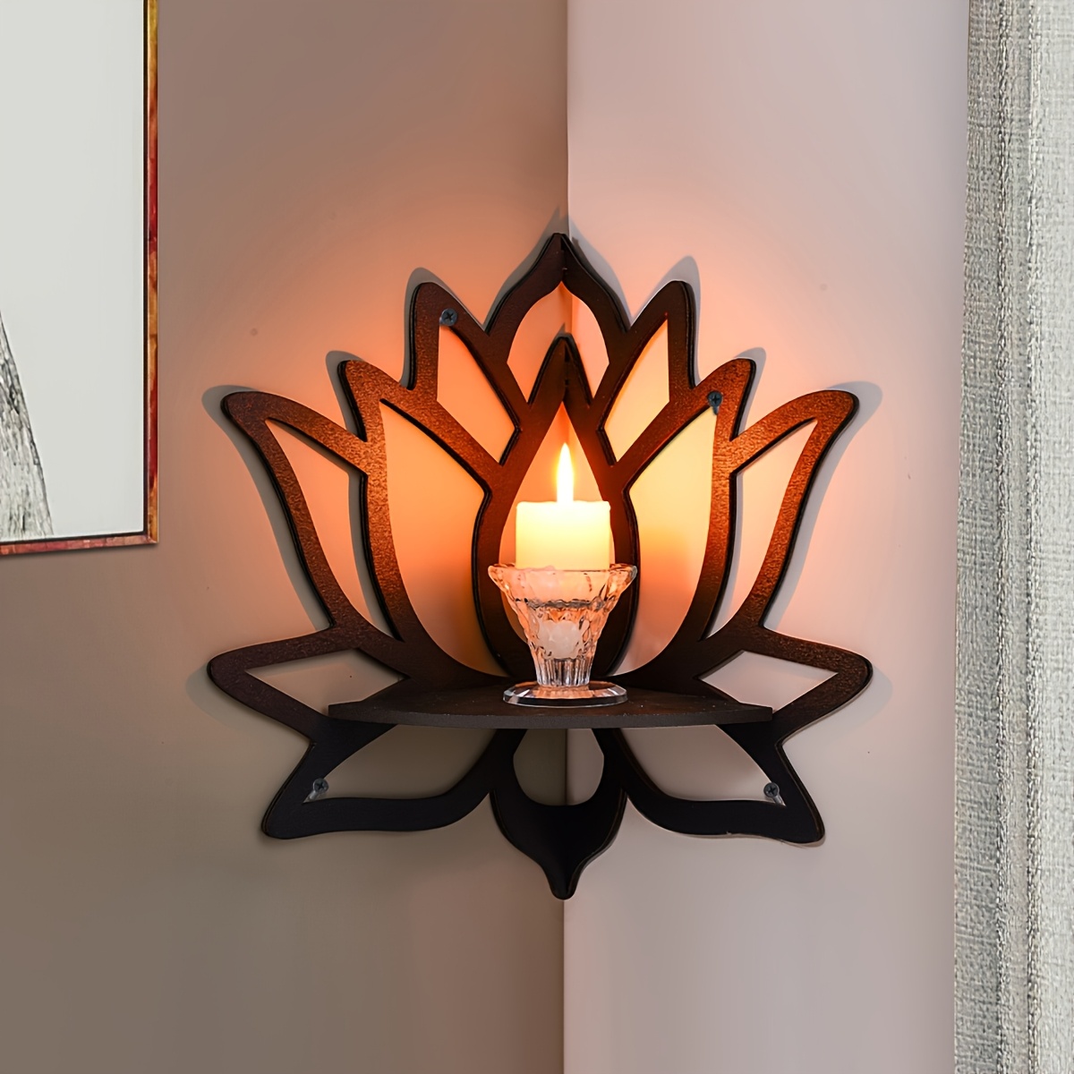 Étagère d'angle flottante Lotu - Flower Wall Panel avis et prix